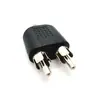 Adaptador de audio 1RCA a 2RCA macho AV Loto uno-dos Extensión de audio RCA