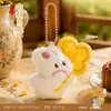 Colgante de peluche original de Festival de Medio Otoño, llavero de cadena de cuentas de conejo lindo de Festival de Medio Otoño, decoración colgante de muñeca de dibujos animados, venta al por mayor de regalos