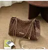 Bolsa de Hombro Transfronteriza 2026 Nuevo Estilo Perezosamente Chic Estampado de Leopardo Bolso Cruzado de Gran Capacidad Retro para Viajes Bolso de Gamuza para Mujer