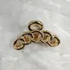 Pinza para el pelo de estrella de mar minimalista transfronteriza para mujer, pasador de aleación para recogidos, pinza de tiburón grande, accesorio para el cabello de alta gama