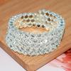 Pulsera de diamantes exagerada de moda joyería al por mayor producto de Yiwu pulsera de pedrería más vendida 1/2/3/4/5 hileras