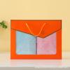 Caja de Regalo de Toalla de Algodón al por Mayor de Fábrica Souvenir de Empresa Toalla Gruesa Absorbente para Lavar la Cara Toalla de Regalo de Retorno para Boda