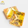 1,5 x 1,5 ~ 10x10mm 3A quadrado quadrado quadrado quadrado coleção de zircônia colorida pedra preciosa atacado pedra branca pedra nua