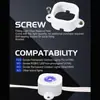 Accesorios para tuberías de PVC tridimensionales estándar americano transfronterizos H706, sujetadores de plástico, cubiertas para tornillos de mesa, accesorios para cubiertas de patas de mesa