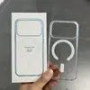 Adecuado para 18Promax Funda Transparente para Teléfono Móvil Magsafe Acrílico Magnético Funda para Teléfono Móvil Apple Iphone17 16P