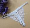 Fabricante de Lencería Sexy al por Mayor Múltiples Opciones de Color Tangas Sexy de Encaje con Abertura en la Entrepierna Panties Tipo T 6004 Encaje Sexy