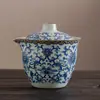 Juego de Té de Cerámica para Viaje suit Exterior Portátil Una Tetera Tres Tazas Horno Ru Taza Express Juego Completo de Regalo de Empresa Impresión de Logo