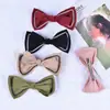 Celebridad de Internet ins Pinza para el Cabello de Lazo de Terciopelo de Doble Capa Retro Puerta Han Dong Moda Sencilla Elegante Pinza de Un Carácter