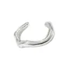Pulsera de Moda Trendy Minimalista Personalizada de Venta Caliente Transfronteriza con Baño Galvánico UV de Acrílico CCB Abierto