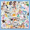 50 Hojas/60 Lindos Animales de Dibujos Animados Colección Cuaderno Decorativo Taza de Agua Recompensa para Niños Escritorio Pegatinas Creativas