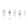 Hielo a través de arte de uñas de diamante de camelia simple dulce brillo armadura prefabricada 30 piezas tamaño dividido usar armadura
