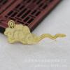 Hongxing Joias DIY Cobre Cor Dourada 24K Conserva Cor 58*21*5mm Base Padrão Nuvem Jade Sintético Material Artesanal B1512