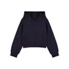 Amybaby Tops para Niñas Otoño 2025 Nuevo Sudadera con Capucha y Cremallera Cardigan Color Sólido Sudadera Simple Chaqueta