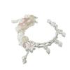 Otoño nuevo pulsera de cristal de mariposa femenina nuevo diseño de nicho estilo ins pulsera de estudiante de alta gama joyería