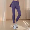 Calça de Yoga de Cintura Alta Plus Size para Mulheres, Falsa Peça Dupla Secagem Rápida com Bolso para Esportes Fitness, Cobre o Quadril, Calça de Ciclismo, Legging de Corrida Plus Size