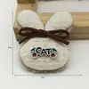 Tela de Dibujos Animados Inglés Manzana Oso Corazón Lazo Accesorios DIY Accesorios para Ropa Hechos a Mano