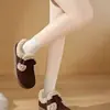 Zapatos tipo Birkenstock para mujer, forrados de felpa, cálidos para el invierno 2026, mullidos, sin cordones, aptos para usar al aire libre, y diseñados para mujeres embarazadas