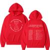 Sudadera con capucha gráfica de la banda coreana Ateez World Tour 2025 para hombre y mujer Ha