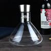 Decantador Europeo Creativo de Cascada Rápida Vidrio Transparente de Alto Borosilicato Nuevo Decantador de Vino Tinto