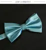Pajarita Retro de Caballero Británico Yuppie para Hombre de Color Sólido para Novio y Padrino Boda Flor de Solapa Lista para Usar Fábrica Shengzhou