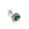 Nuevos pendientes de aro con cruz de circón incrustado de estilo retro de alta gama, pendientes de acero de titanio simples y versátiles para hombres y mujeres, estilo japonés y coreano, venta directa