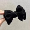 Super Imortal Sereia Ji! Francês Pérola Cetim Bow Hairpin Back Head Clip Mori Top Clip Hairpin Acessórios de cabelo