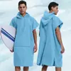 Fábrica de Comercio Exterior Amazon Microfibra con Cremallera Bolsillo Oculto Toalla de Natación Playa Surf Traje de Baño para Cambiarse