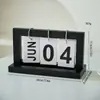 Desmontaje y Montaje de Calendario de Madera Flip Escandinavo Simple y Creativo Adornos de Madera para Calendario de Escritorio Simple para el Hogar