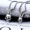 Colgante de calavera de plata esterlina 925 al por mayor, colgante de collar para hombre y mujer, plata tailandesa retro vieja, joyería de personalidad rock