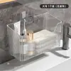 Caja de Almacenamiento para Toallas Faciales Desechadas para Montar en la Pared sin Taladrar, Adecuada para Uso en el Baño, para Toallas Suaves de Algodón y Pañuelos Faciales