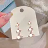 Pendientes Brillantes de Saturno con Forma de Estrella, Lujo Ligero y Sensación de Alta Gama, Tres Pares de Pendientes, Estilo Sencillo y Fresco, Pendientes Exquisitos y Elegantes