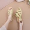 Pantuflas de Verano para Mamá al por Mayor Ropa para el Hogar Pantuflas Gruesas Pantuflas Suaves y Cómodas de PVC Zapatos para Mujer