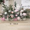 Lugar de Bodas Mori Arreglo Floral Arreglo para Banquete de Bodas Flor de Seda Arreglo Floral Decorativo de Hotel Ruta de Simulación Set Floral para Bodas