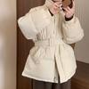 Chaqueta Puffer Corta para Mujer, Estilo Coreano, Moderna, Versátil, Casual, Corte Holgado, Adelgazante, Top Cálido