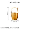 Cubo de Latón Cubo de Oro Artesanías Plus Yuanbao Adornos Chinos Joyería Auspicioso Suerte Cubo Yuanbao Cubo Portátil