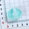 Cesta Oval Creativa Multicolor Tridimensional Hecha a Mano DIY Accesorios de Resina de Pegamento de Crema Hebilla para Zapato con Agujero Material para Joyería al por Mayor