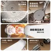 Chuveiro de Banheiro Pressurizado de Fábrica Personalizado com Três Velocidades e Furos de Silicone para Água, Chuveiro com Painel Grande de Impulso