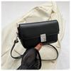Textura contraste cor 2023 bloqueio simples novo verão casual cor sólida Moda ombro crossbody commuter pequeno quadrado bolsa feminina