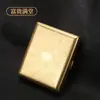 Estuche Metálico para Cigarrillos Estuche de Hierro Grabado Rico para Cigarrillos 20 Cigarrillos Tamaño Grueso Gran Capacidad Portátil Resistente a la Humedad Resistente a la Presión Estuche para Cigarrillos