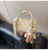 Bolso de mano de moda para mujer, estilo coreano, 2025, pequeño, cuadrado, combinable, bandolera de hombro.