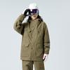 Chaquetas de exterior de otoño e invierno para hombre y mujer, conjunto tres en uno desmontable de dos piezas, resistente al viento y al agua, chaqueta de montañismo Xizang