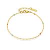 Pulsera de Hilo Rojo de la Suerte, Cuenta de la Fortuna para Año Nuevo Chino, Pulsera de Colores para Mujer, Versátil, que no se decolora, Pulsera de Cuentas Ajustable con Cremallera