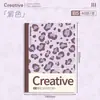 Cuaderno de Cuatro Estaciones Tapa Blanda Diario Encuadernación Inalámbrica Encuadernación con Pegamento Cuaderno Suministros Simples para Oficina