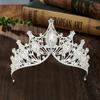 Tiara de noiva transfronteiriça estilo europeu e americano, coroa de liga atmosférica de luxo, acessórios para vestido de princesa para festa