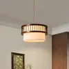 Lámpara Colgante Nórdica de Madera Maciza en Color Nogal para Comedores, Restaurantes, Habitaciones Privadas, Fonderías y Iluminación de Dormitorio Principal