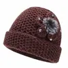 Gorros de Invierno para Mujeres Mayores, Engrosados y Forrados de Felpa, Gorros Calientes para Madres, Abuelas y Señoras Mayores