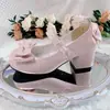 Zapatos Retro de Tacón Medio 2025 Nuevos Populares de Tacón Bajo Estilo Francés Elegantes Girly Lolita Zapatos Mary Jane de Moda