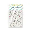 Adesivos de Nail Art de Galho de Natal Estilo Europeu Sky 6D Em relevo DIY para Capa de Celular, Câmera, Diário
