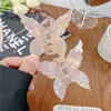Coreia do Sul Ins Mesmo Estilo Ácido Acético Borboleta Presilha Mágica Cor Sereia Aji Presilha de Cabelo Menina Acessórios de Cabelo Placa Grampo de Cabelo Presilha Tubarão