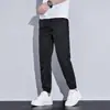 Calça Casual Fresca de Seda de Gelo para Meninos Verão Fina Perna Larga Amarrada Nove Pontos Calça Esportiva de Secagem Rápida Nova 2025